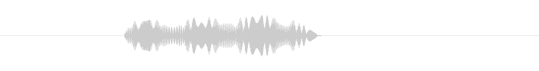 ヒュッヒュッヒュ(不思議なものが動く音)の未再生の波形