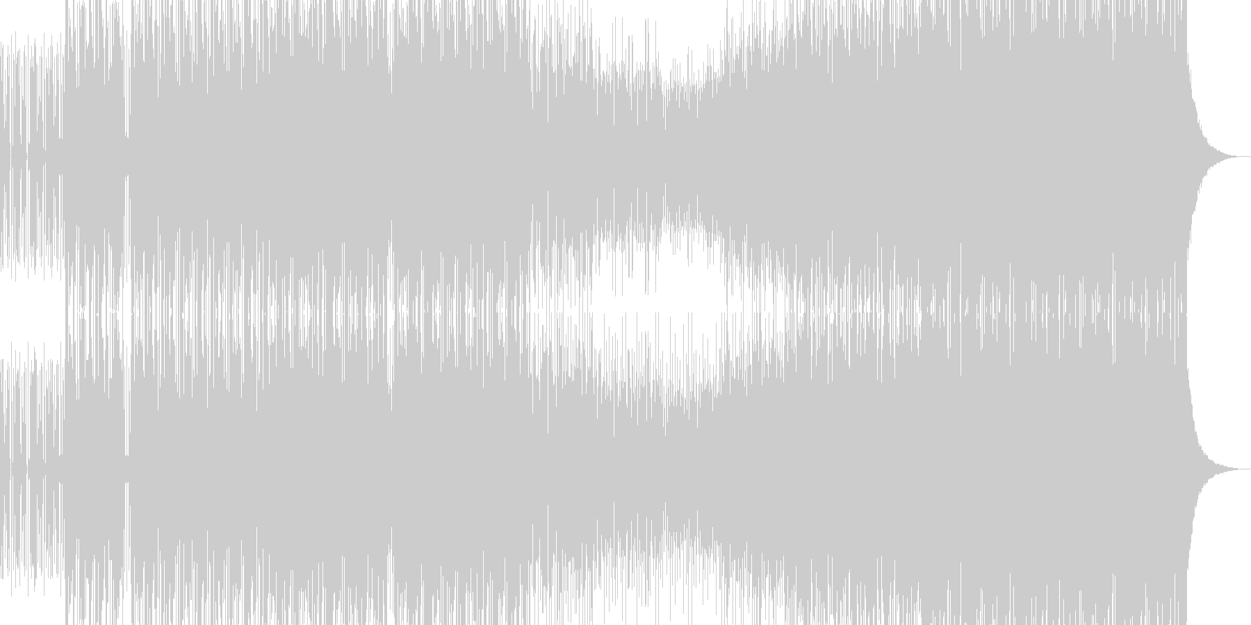 ブレイクビーツBGM3の未再生の波形