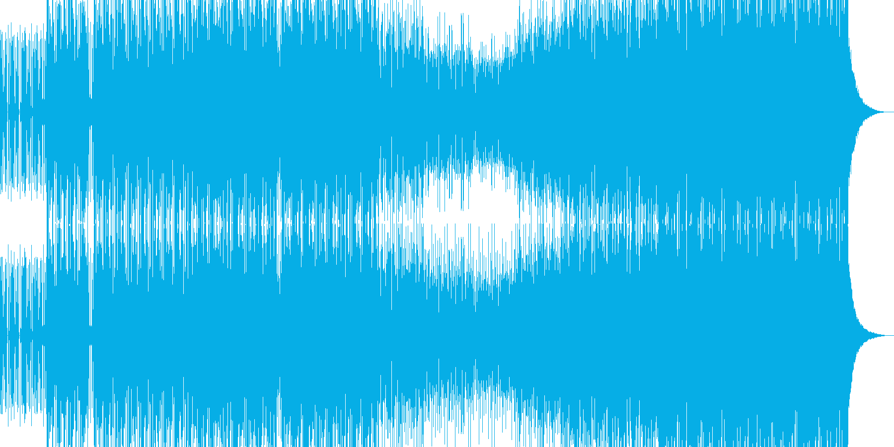 ブレイクビーツBGM3の再生済みの波形