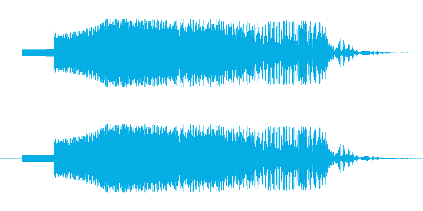 SFっぽい電子音。下降音などに。の再生済みの波形