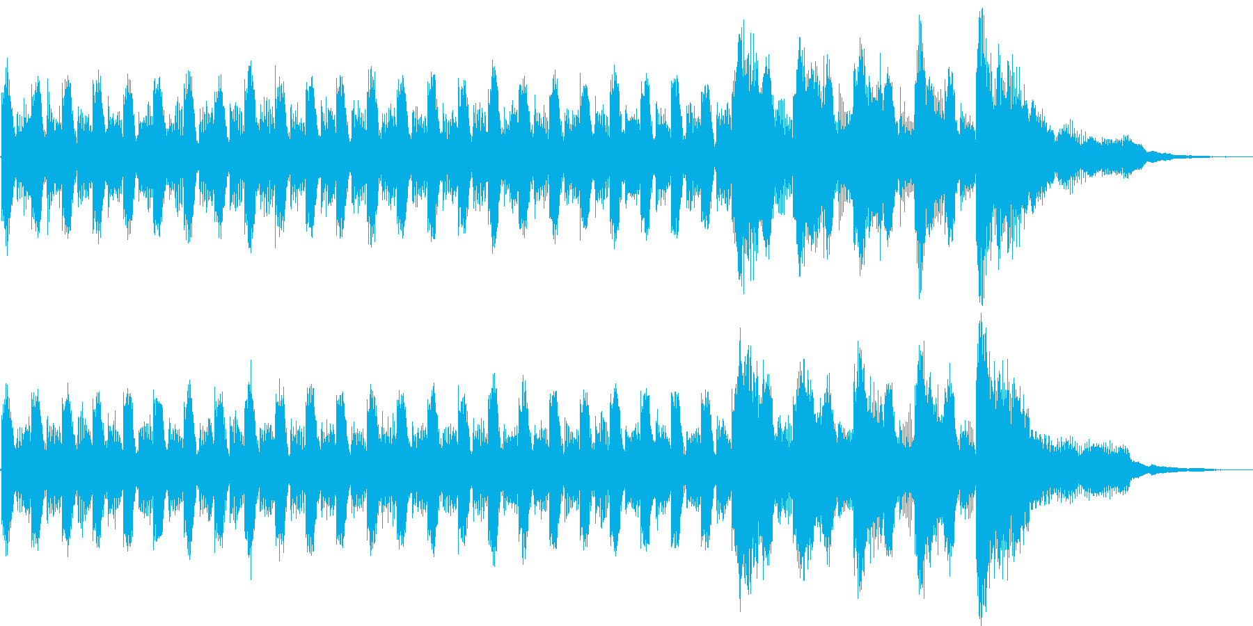 カウントダウン4321whoo!の再生済みの波形