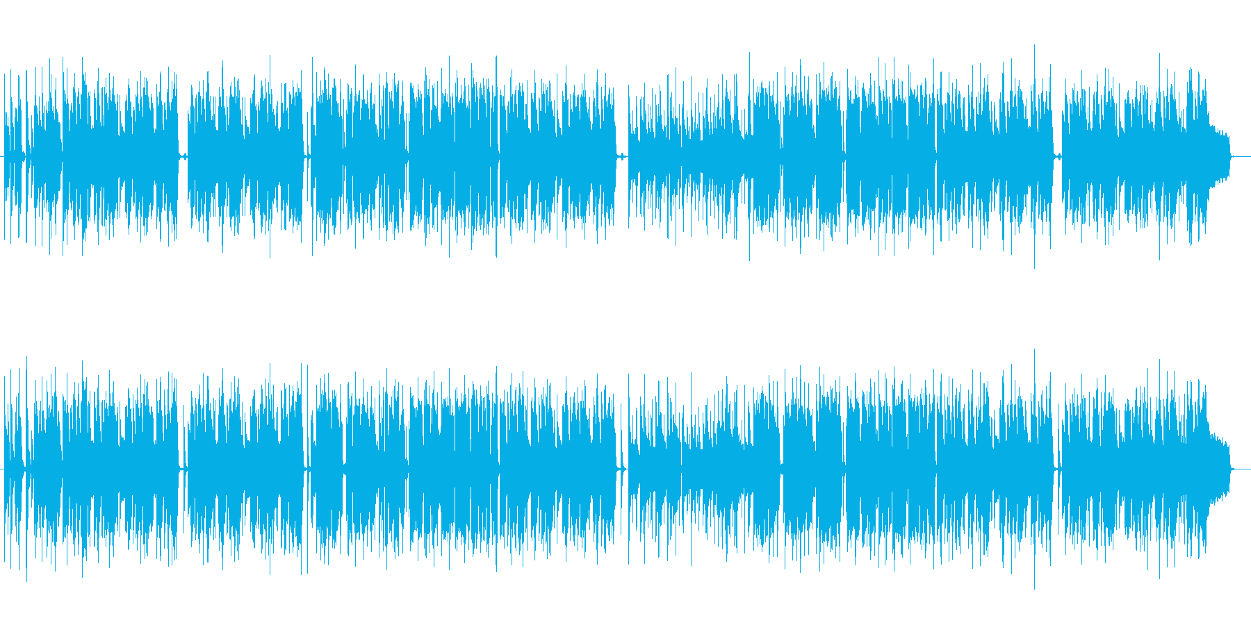 コントみたいなおマヌケな一曲の再生済みの波形