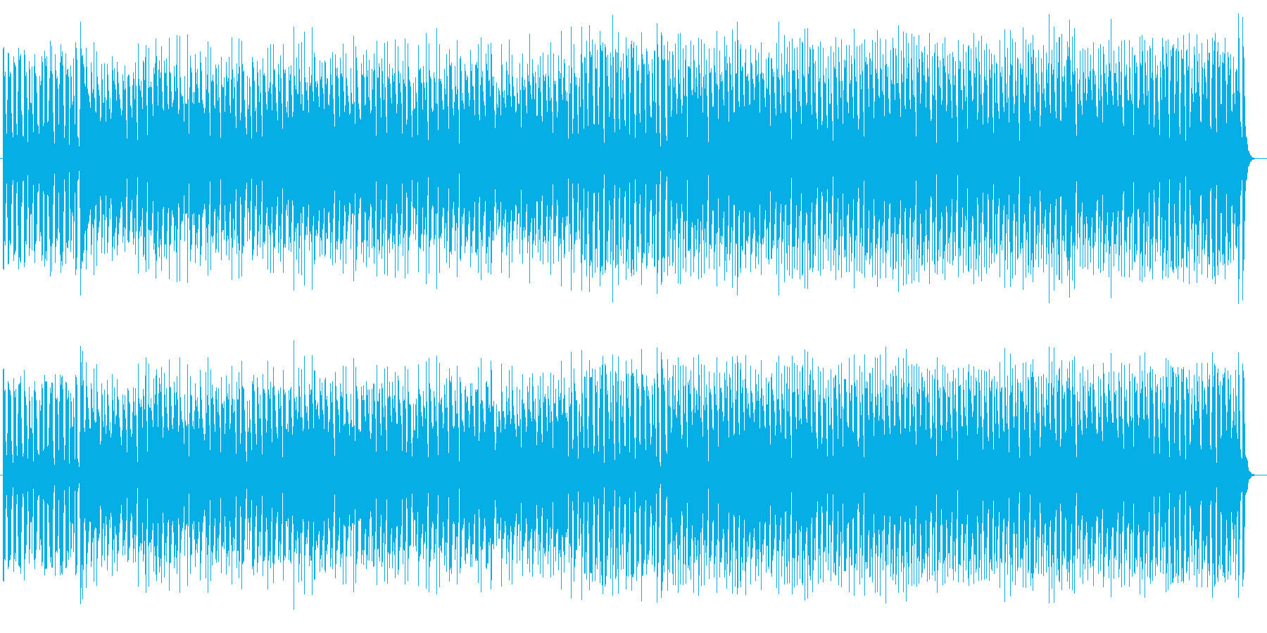 思わず歩き出してしまうようなポップ音楽の再生済みの波形
