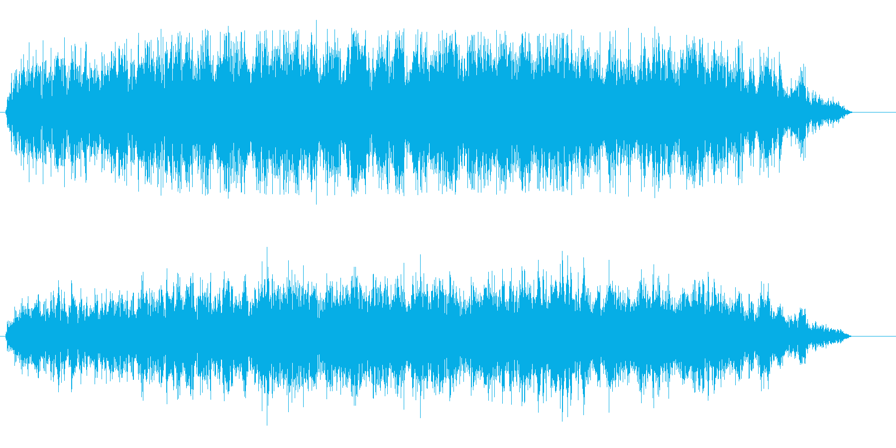 シャァ(キリキリ音)の再生済みの波形
