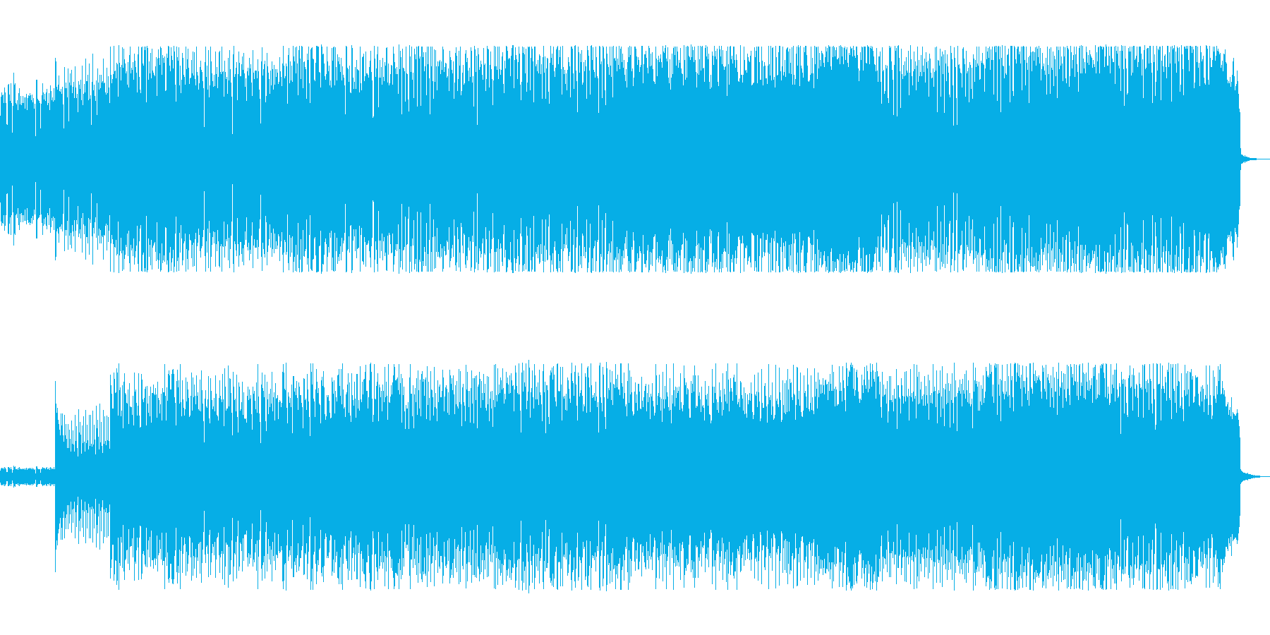 ギターがかっこいい、疾走感溢れるロックの再生済みの波形