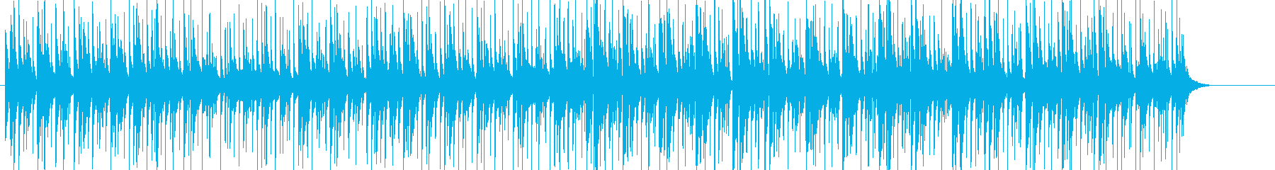 A gentle holiday with acoustic guitar and percussion's reproduced waveform