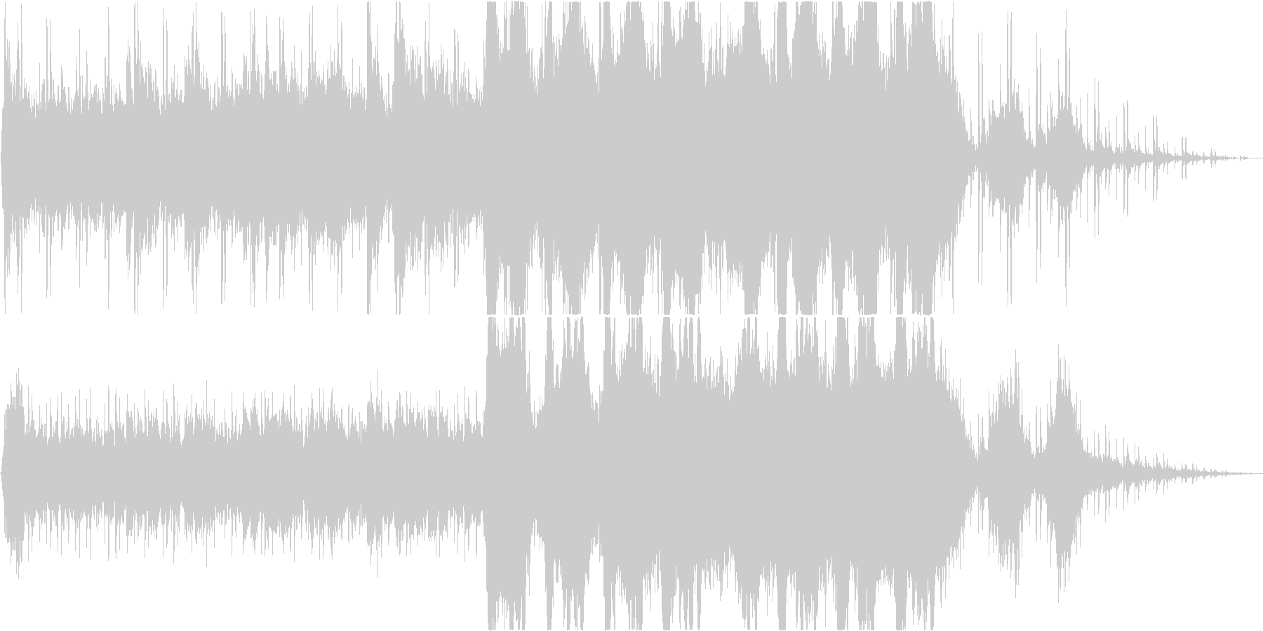 深謀な曲。の未再生の波形