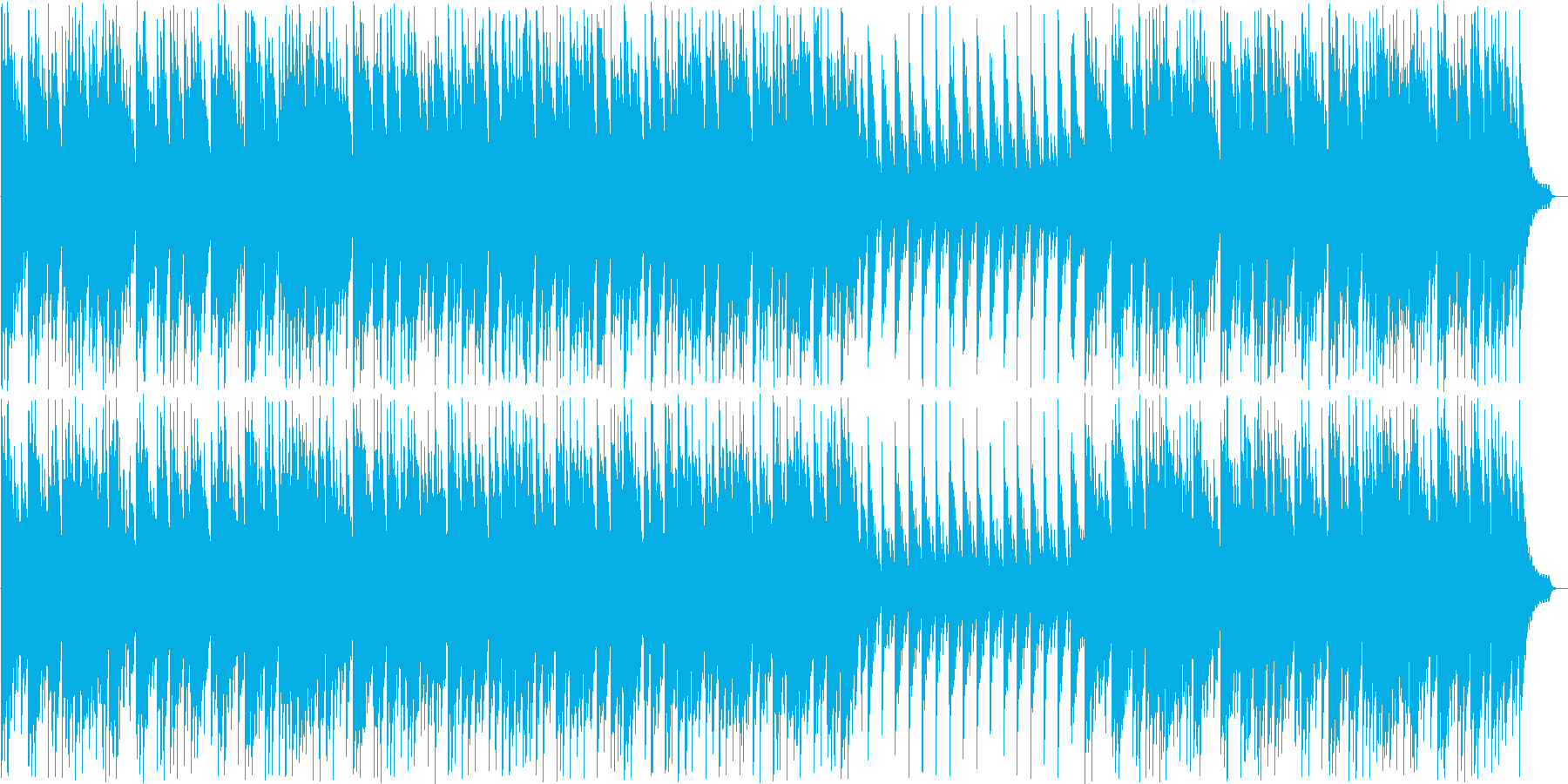 心にしみるイージーリスニング曲の再生済みの波形