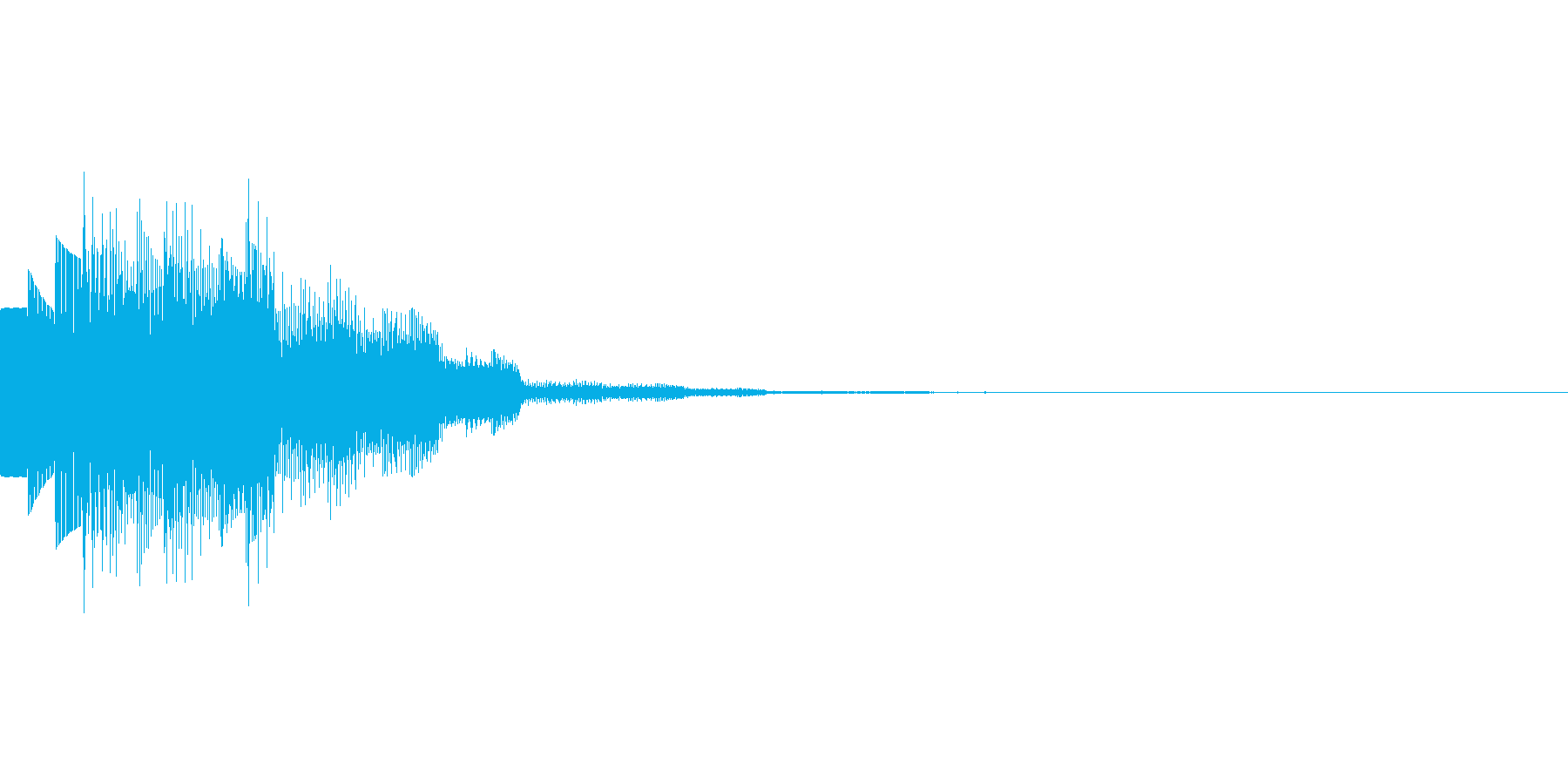 セレクト音の再生済みの波形