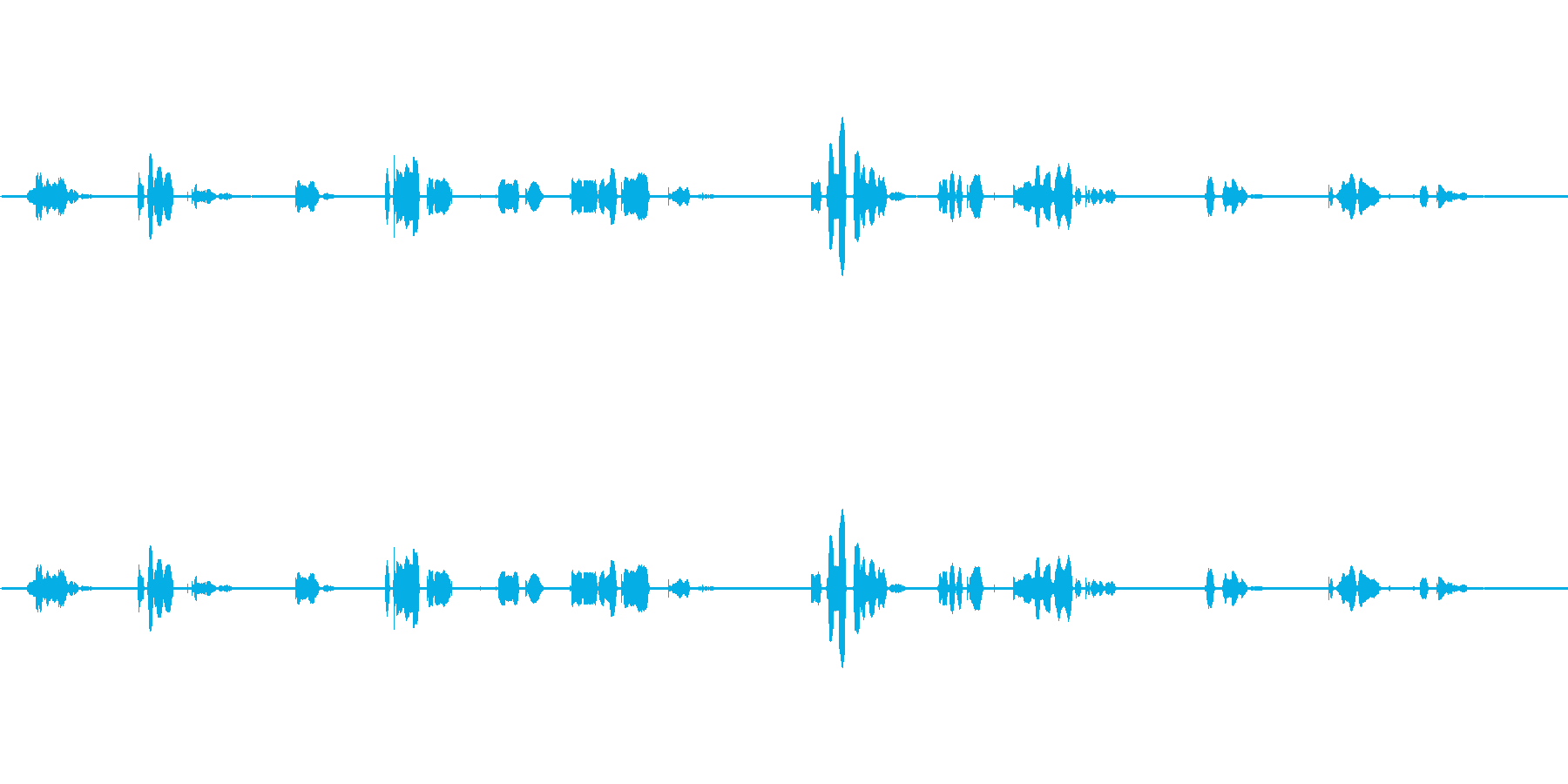 (留守電音声)「何時になったら連絡もら…の再生済みの波形