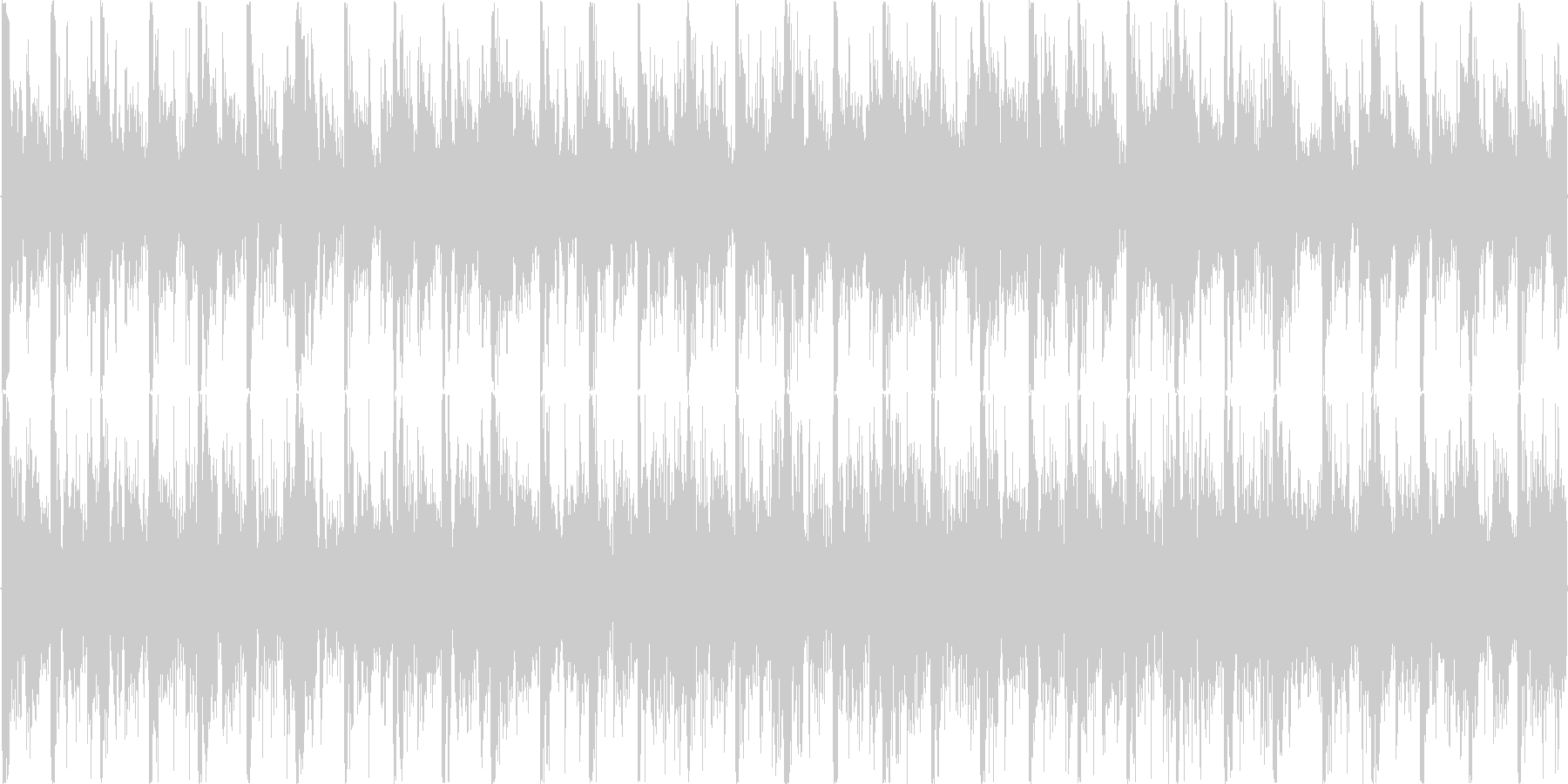 ハウス風のリズムを基調としたループ楽曲…の未再生の波形