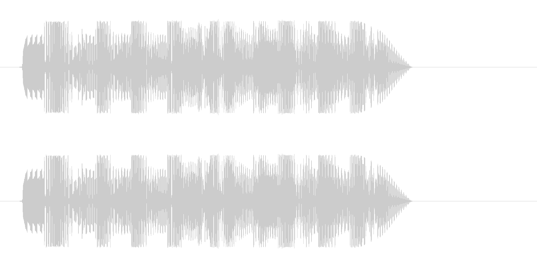 プゥワァォ(スピードを感じる効果音)の未再生の波形