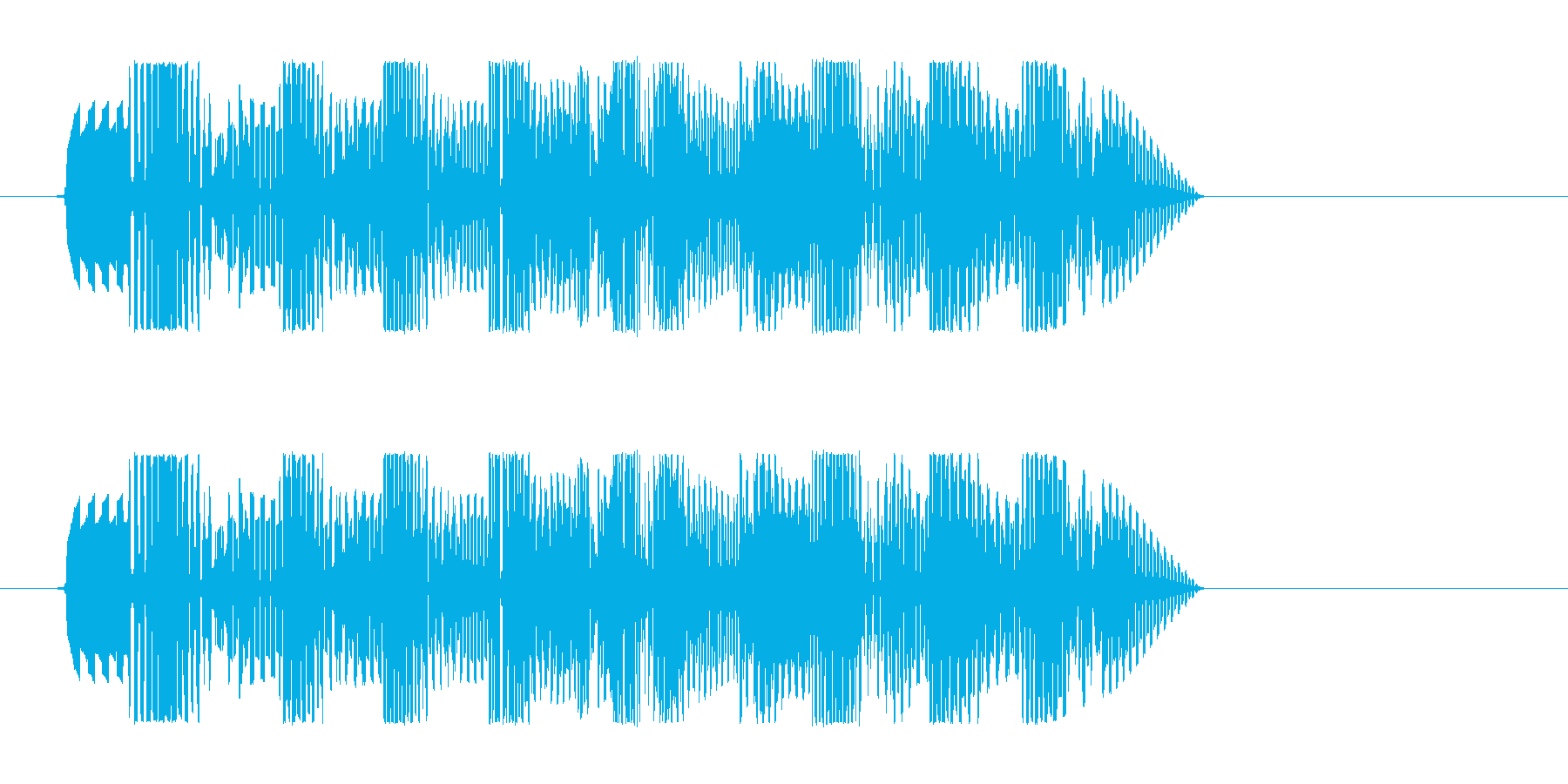プゥワァォ(スピードを感じる効果音)の再生済みの波形