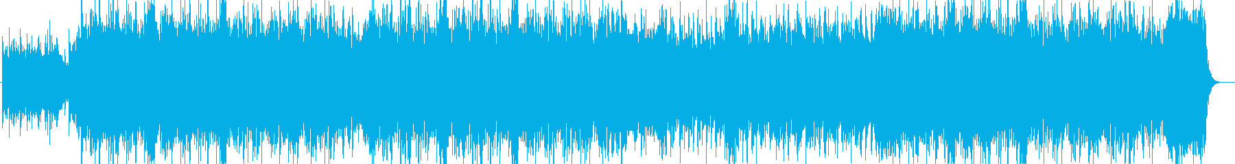 感動的なシンセサイザー・ピアノなどの曲の再生済みの波形