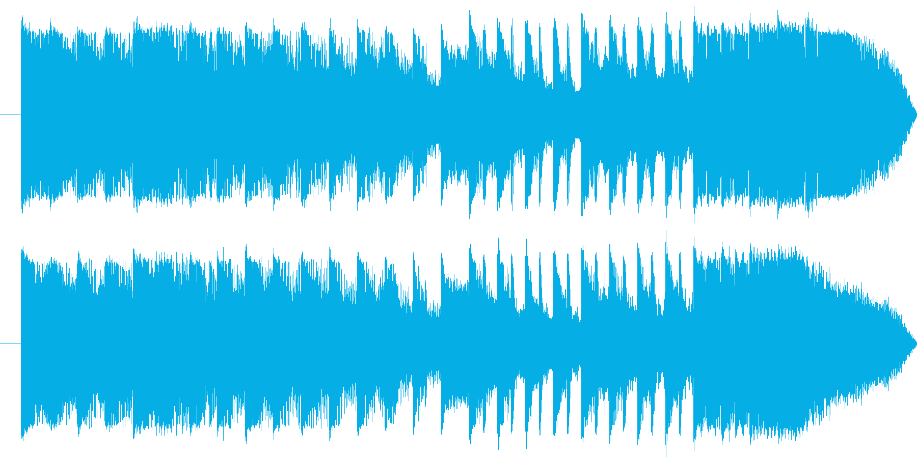 15秒 CM EDM スポット ライザーの再生済みの波形