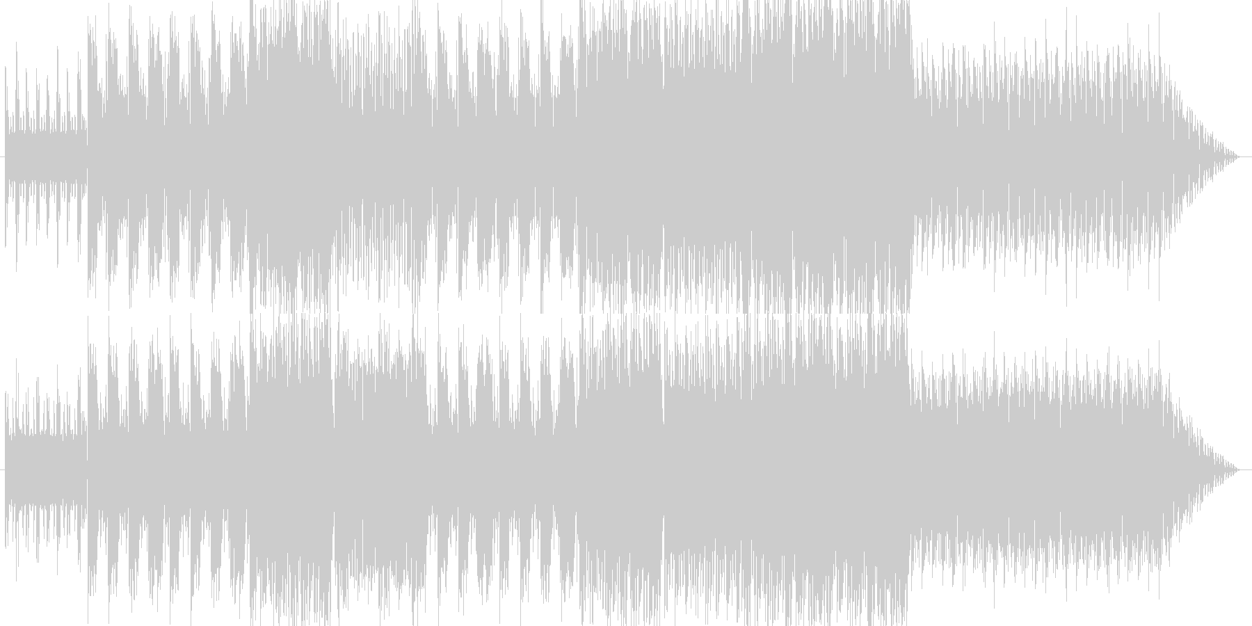 ダンス音楽ですが英語の歌詞を付けて歌っ…の未再生の波形