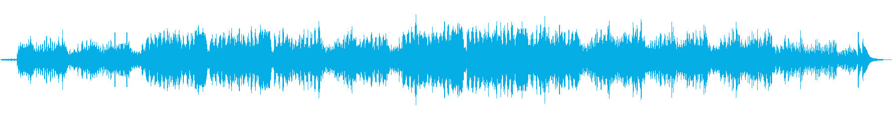 優しげで切ないイメージがするのフルート曲の再生済みの波形