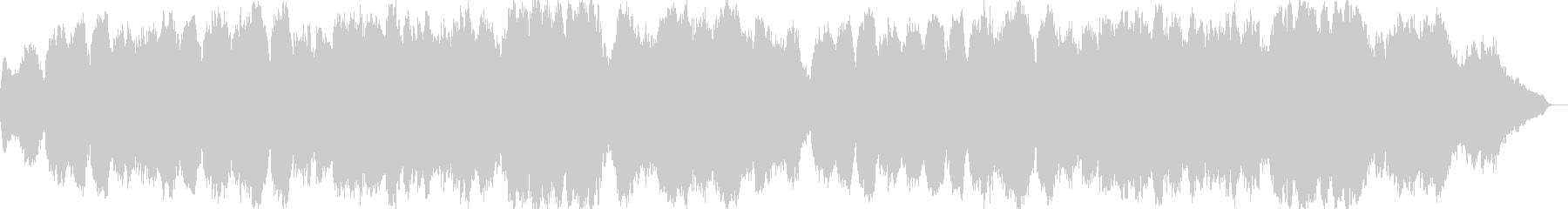 Beautiful and inspirational relaxation's unreproduced waveform