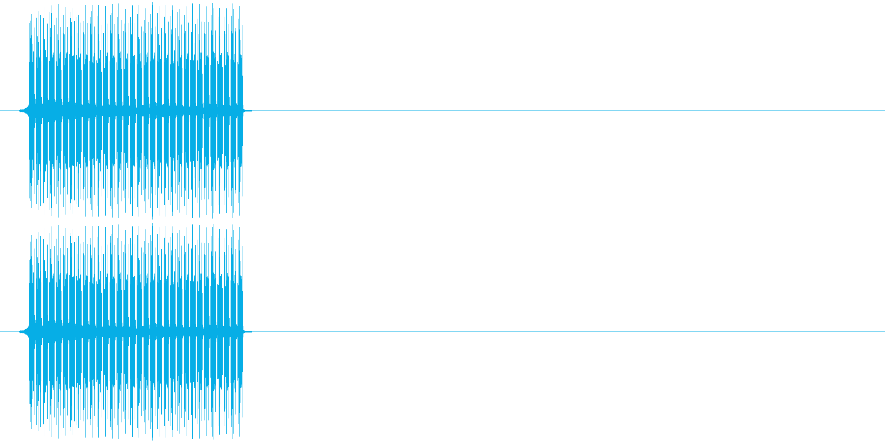 間違った時の効果音その1ですの再生済みの波形