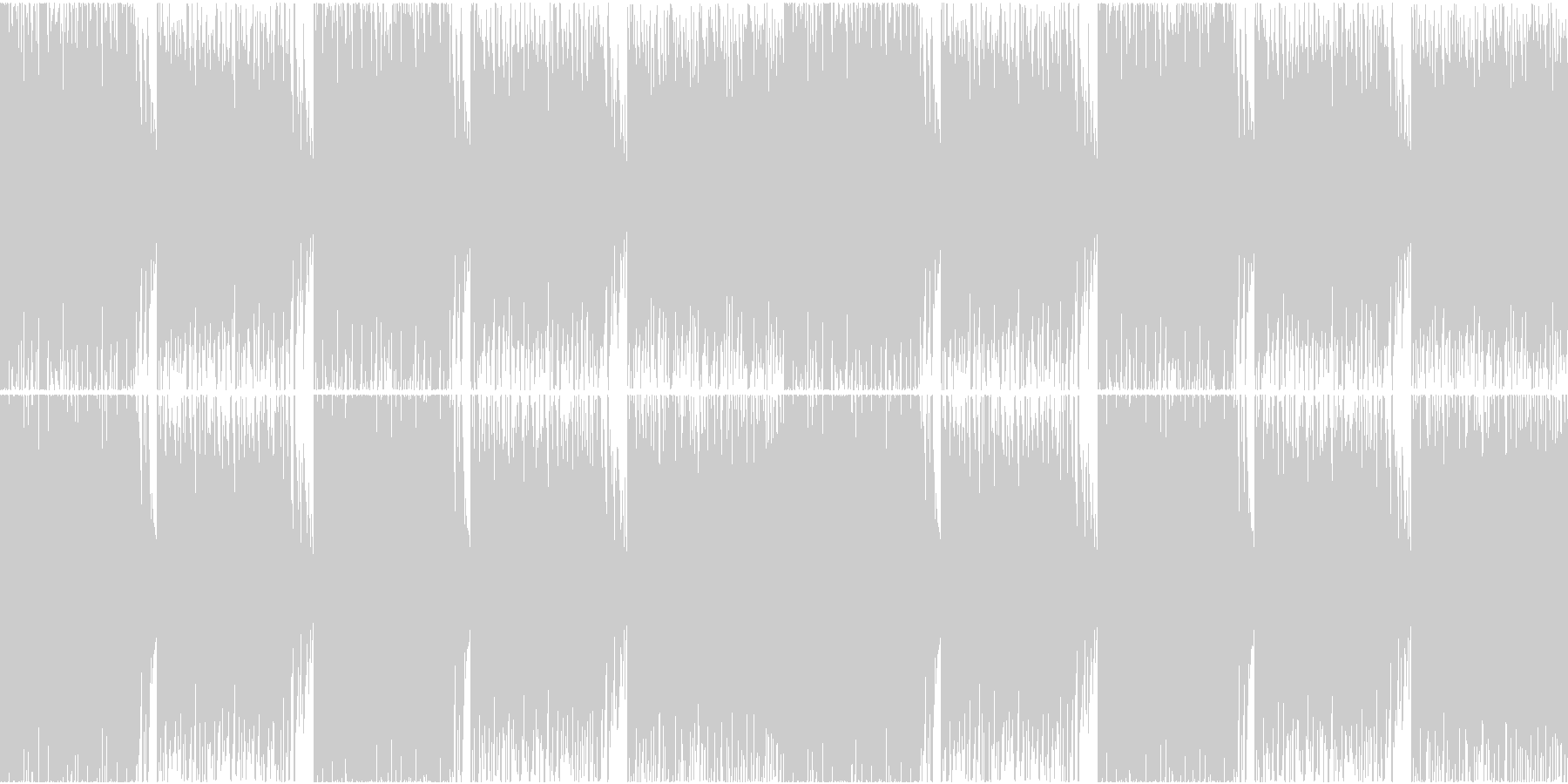 CM用かわいい、軽快なおしゃれ曲の未再生の波形