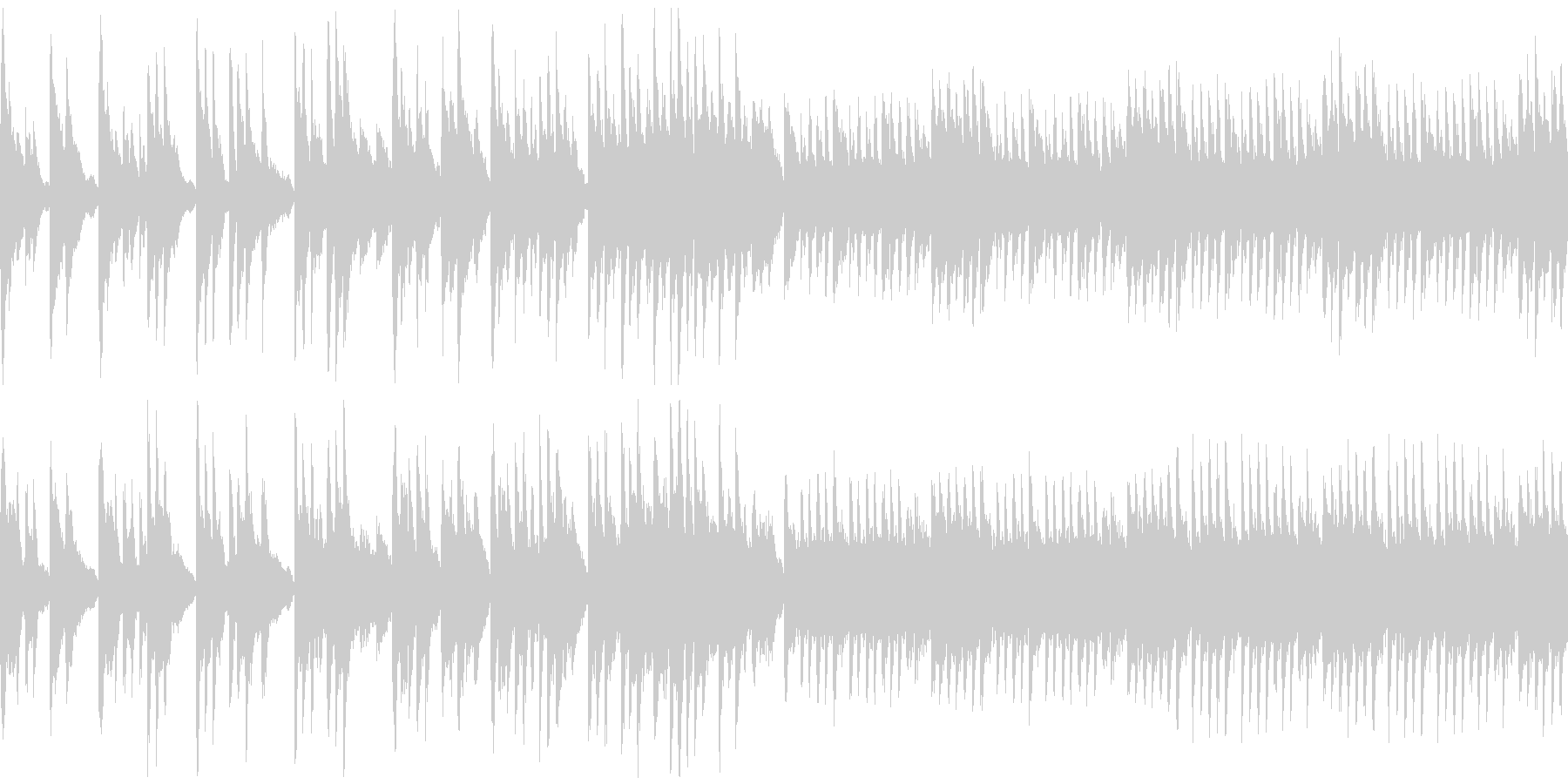悲しげなピアノ曲です。の未再生の波形