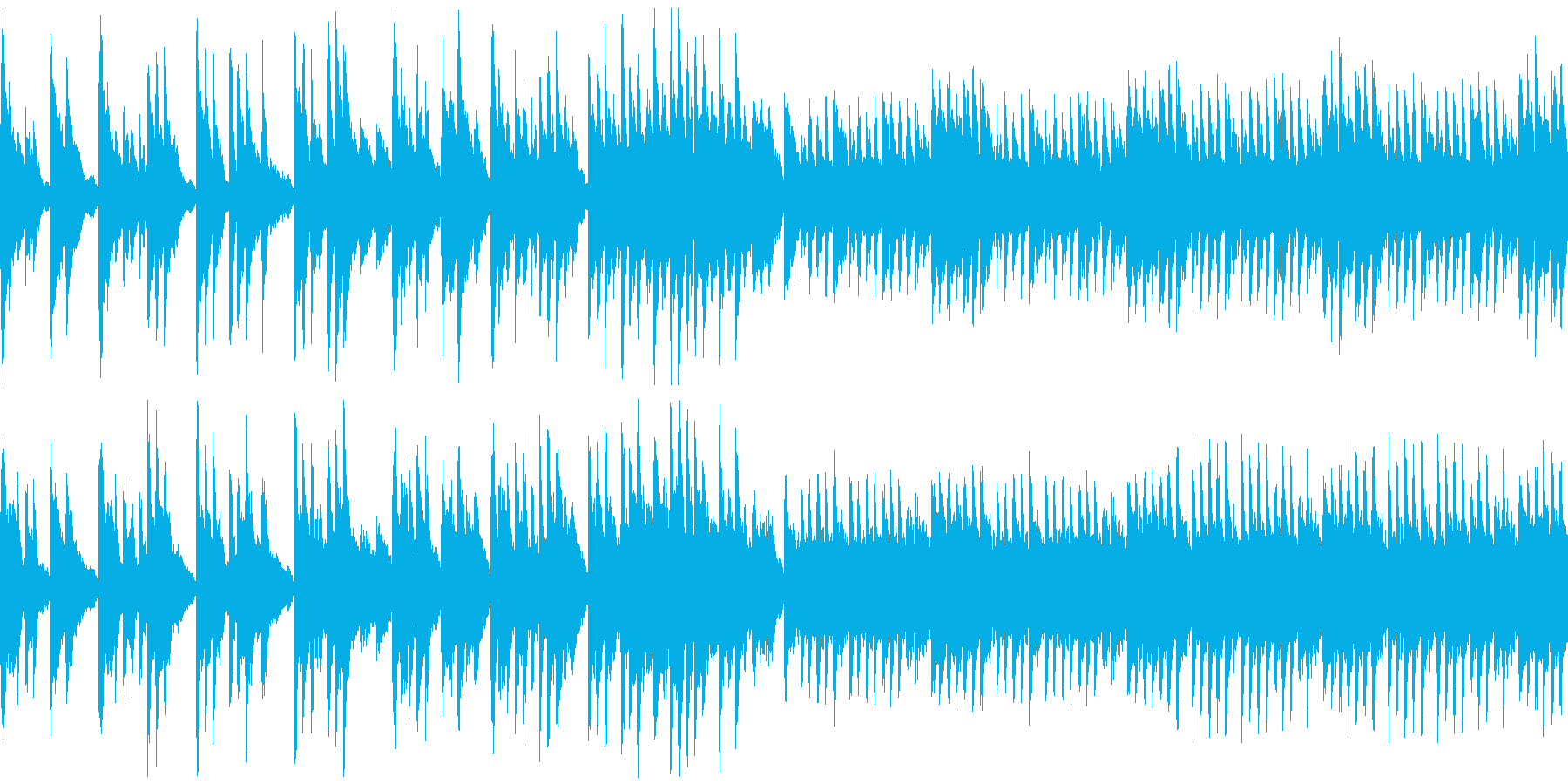 悲しげなピアノ曲です。の再生済みの波形