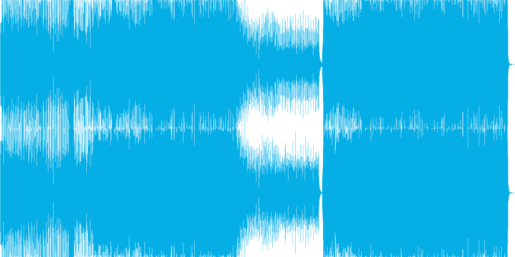 コミカルなJazzEDMですの再生済みの波形