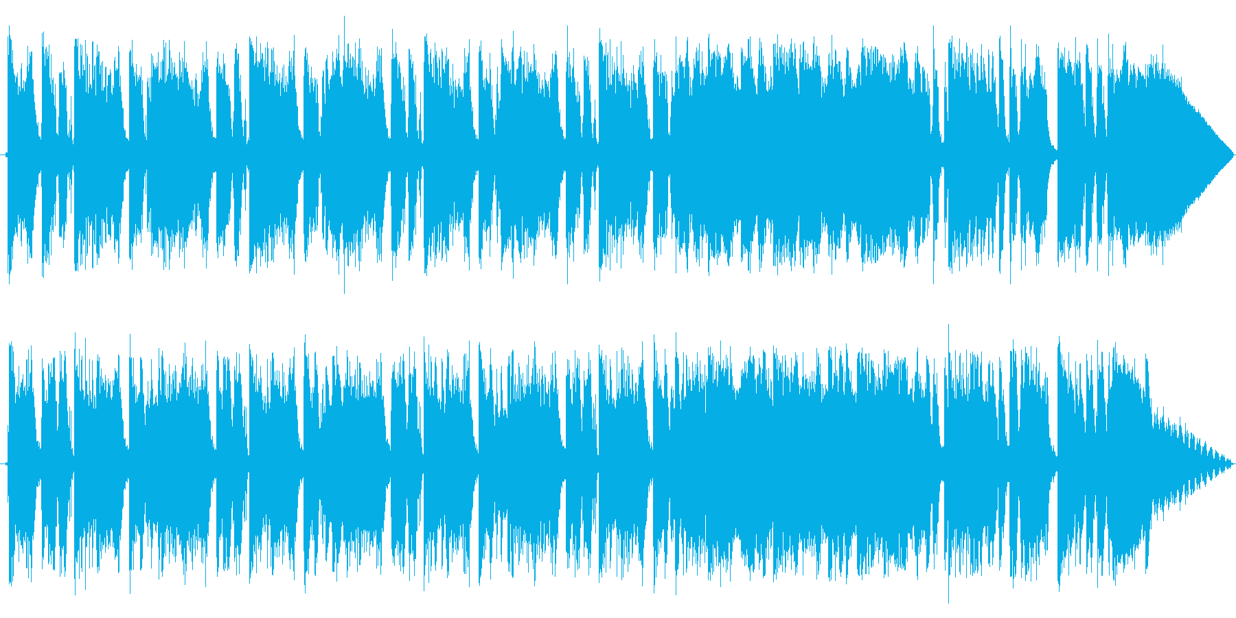 Funky Timeの再生済みの波形