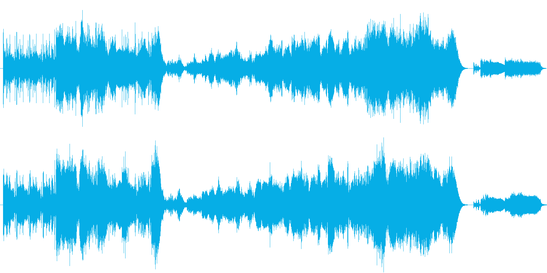 頑張っている人への応援BGM 映像作品にの再生済みの波形
