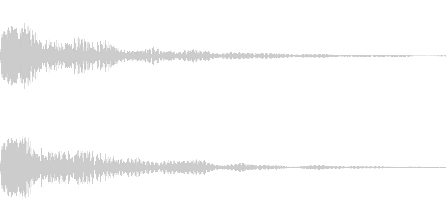 決定音に使えそうな電子音(低い音)の未再生の波形