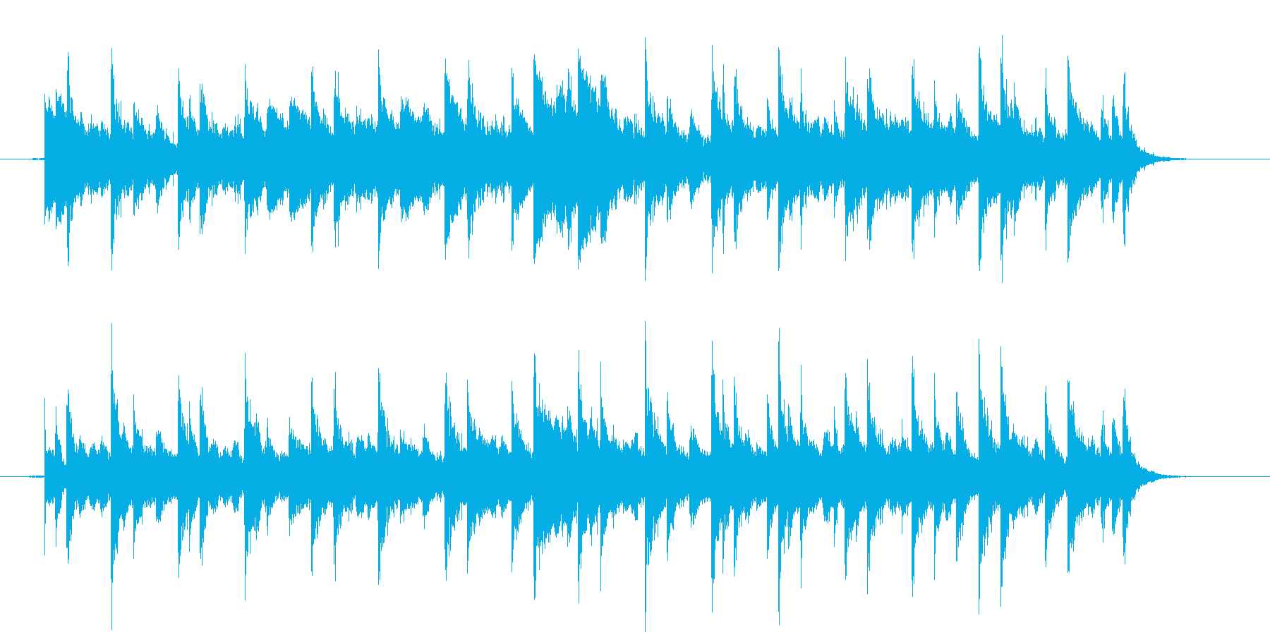 BGM_哀愁_ホラー_悲壮感_ジングルの再生済みの波形