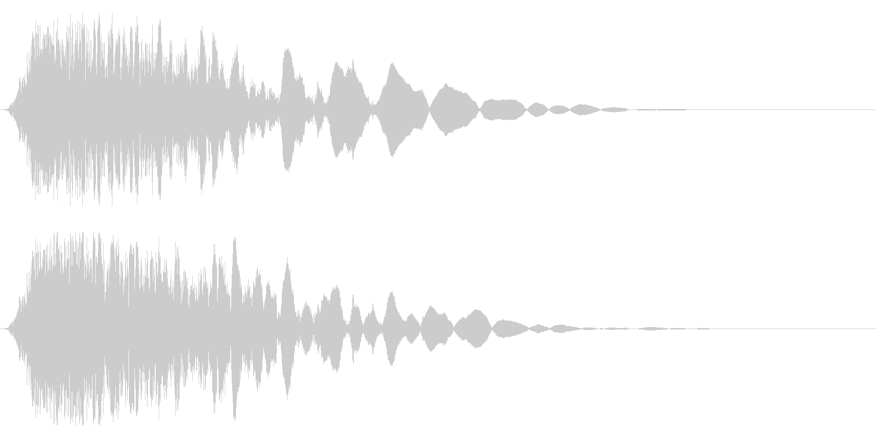 刀や剣 抜刀 斬撃の効果音 11の未再生の波形