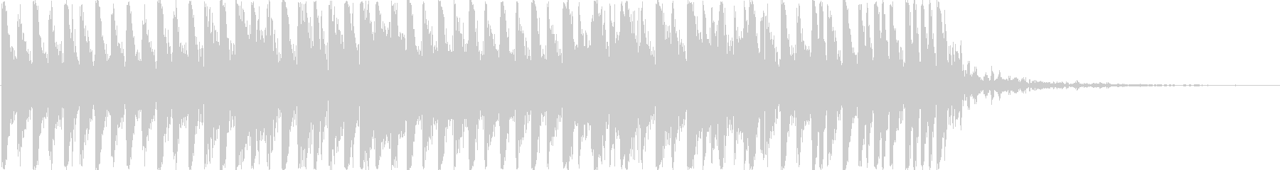 Transparent and fashionable synth short BGM's unreproduced waveform
