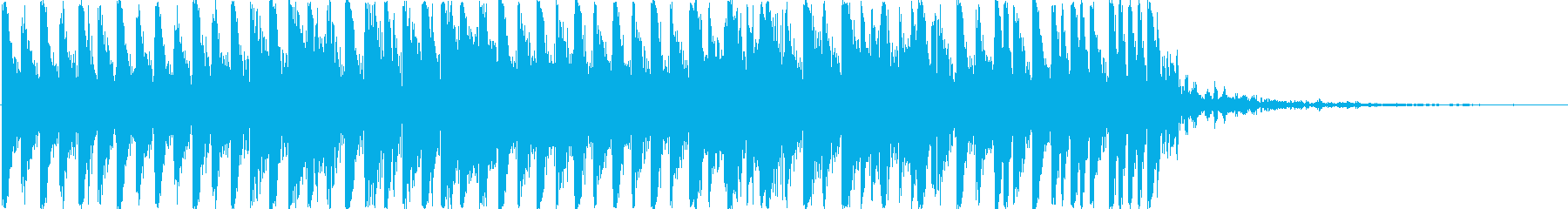 Transparent and fashionable synth short BGM's reproduced waveform