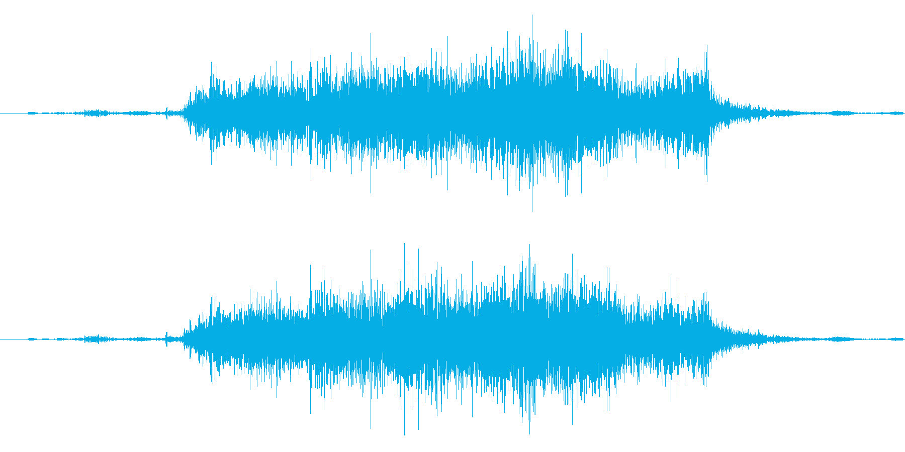 紙を破くの再生済みの波形