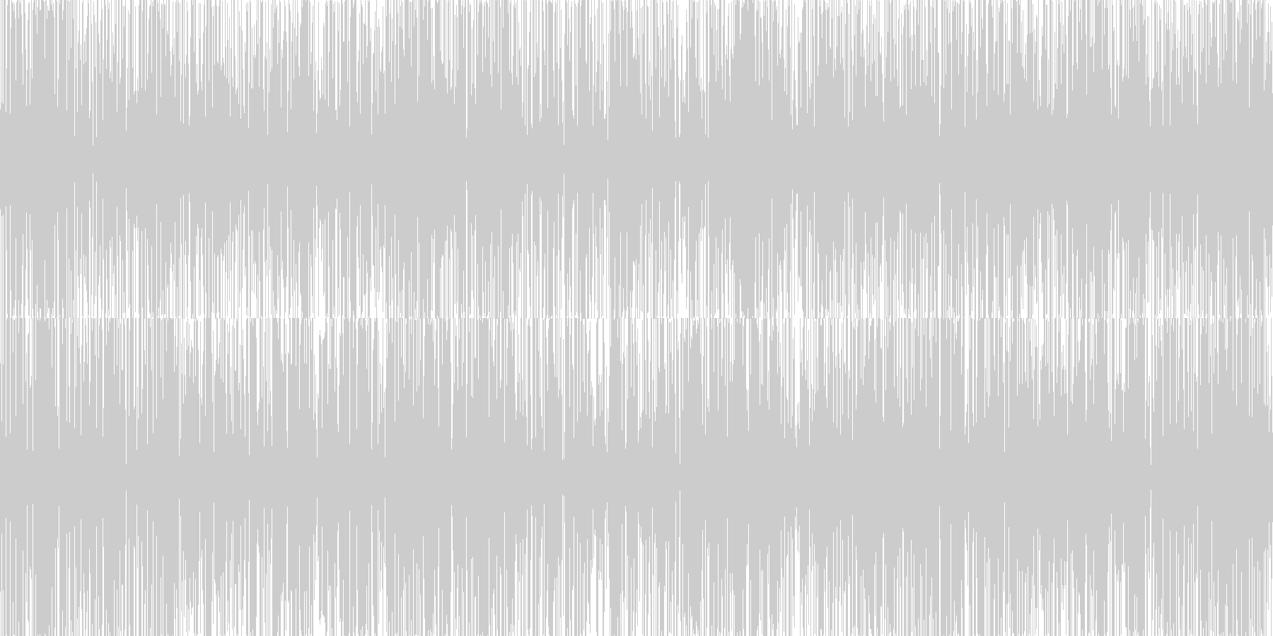 ザー。雨の音(短め)の未再生の波形