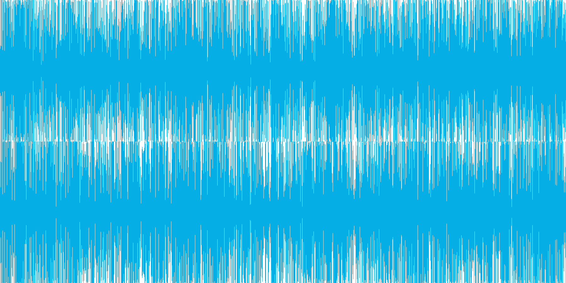 ザー。雨の音(短め)の再生済みの波形
