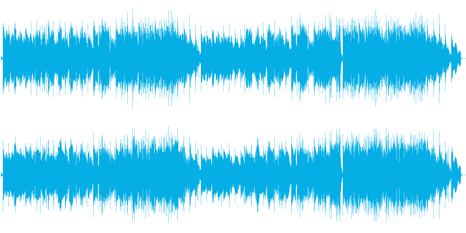 ギター系音色の切なげなポップスの再生済みの波形