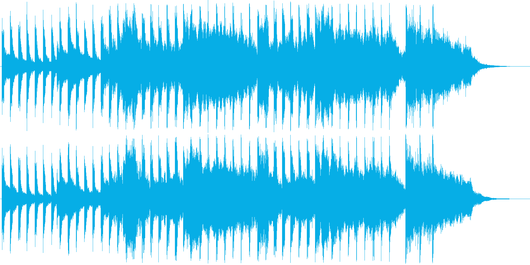 ウキウキするようなショートソングの再生済みの波形