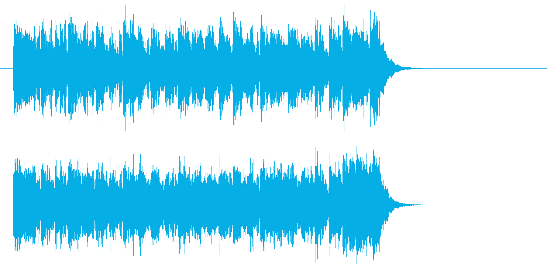 勇者のオーケストラ風音楽(サビ)の再生済みの波形