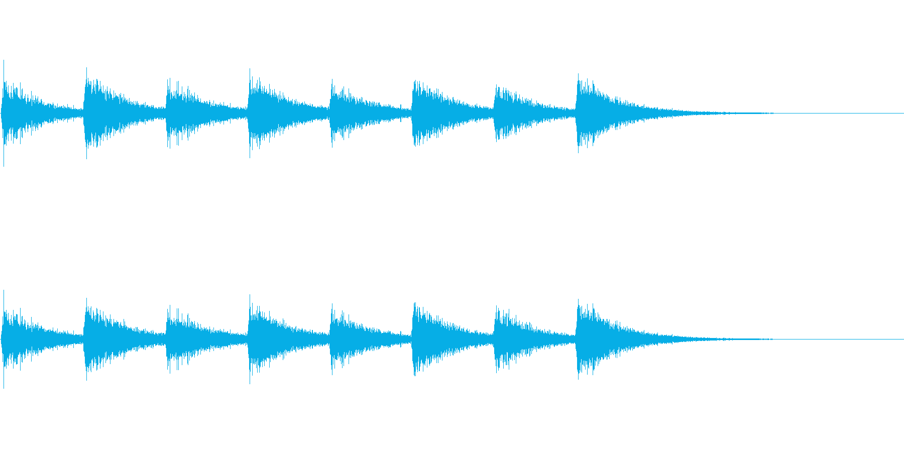 息づかい (ノーマルスピード)の再生済みの波形