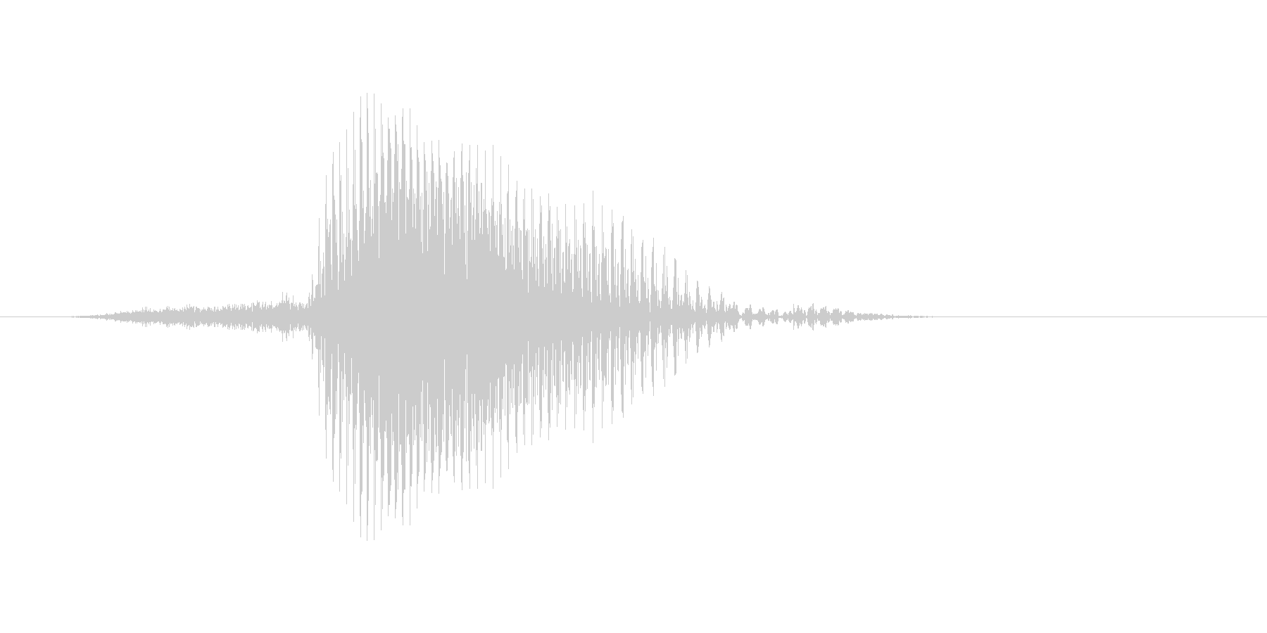 Third(サード)の未再生の波形