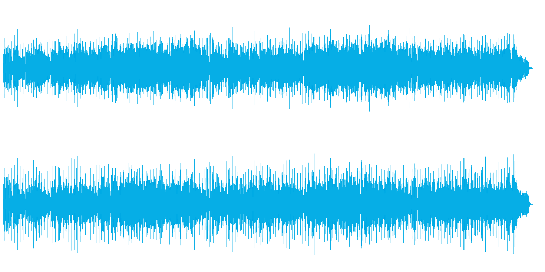 さわやかな歌謡曲風の再生済みの波形