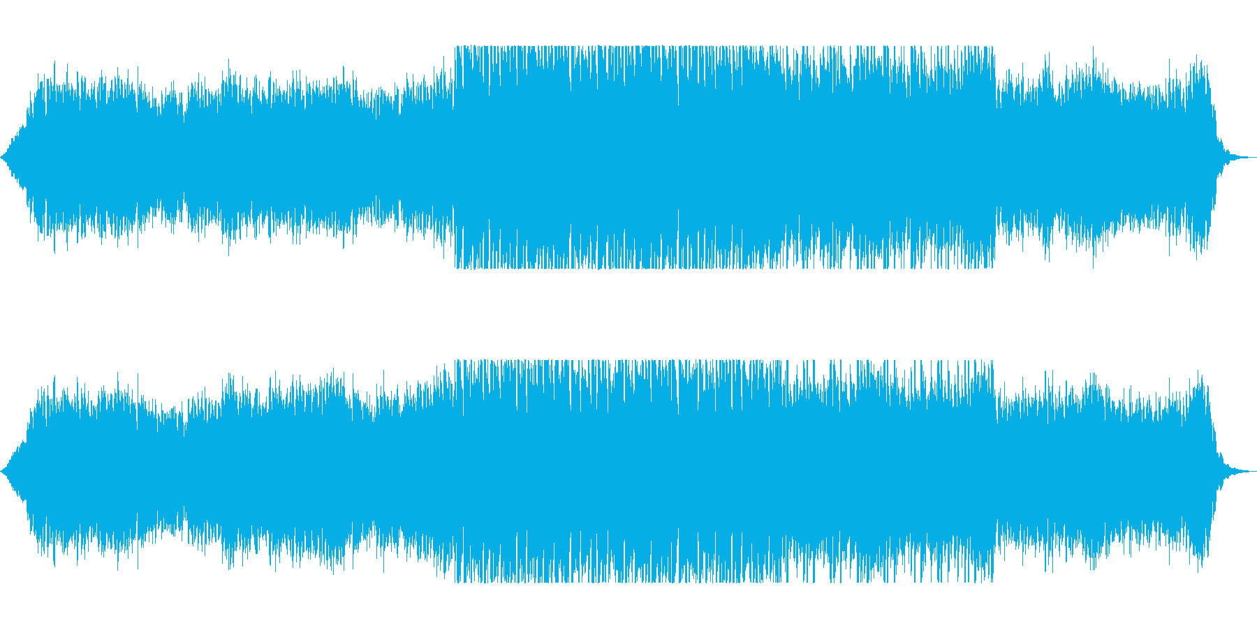 切ない雰囲気のギター曲の再生済みの波形