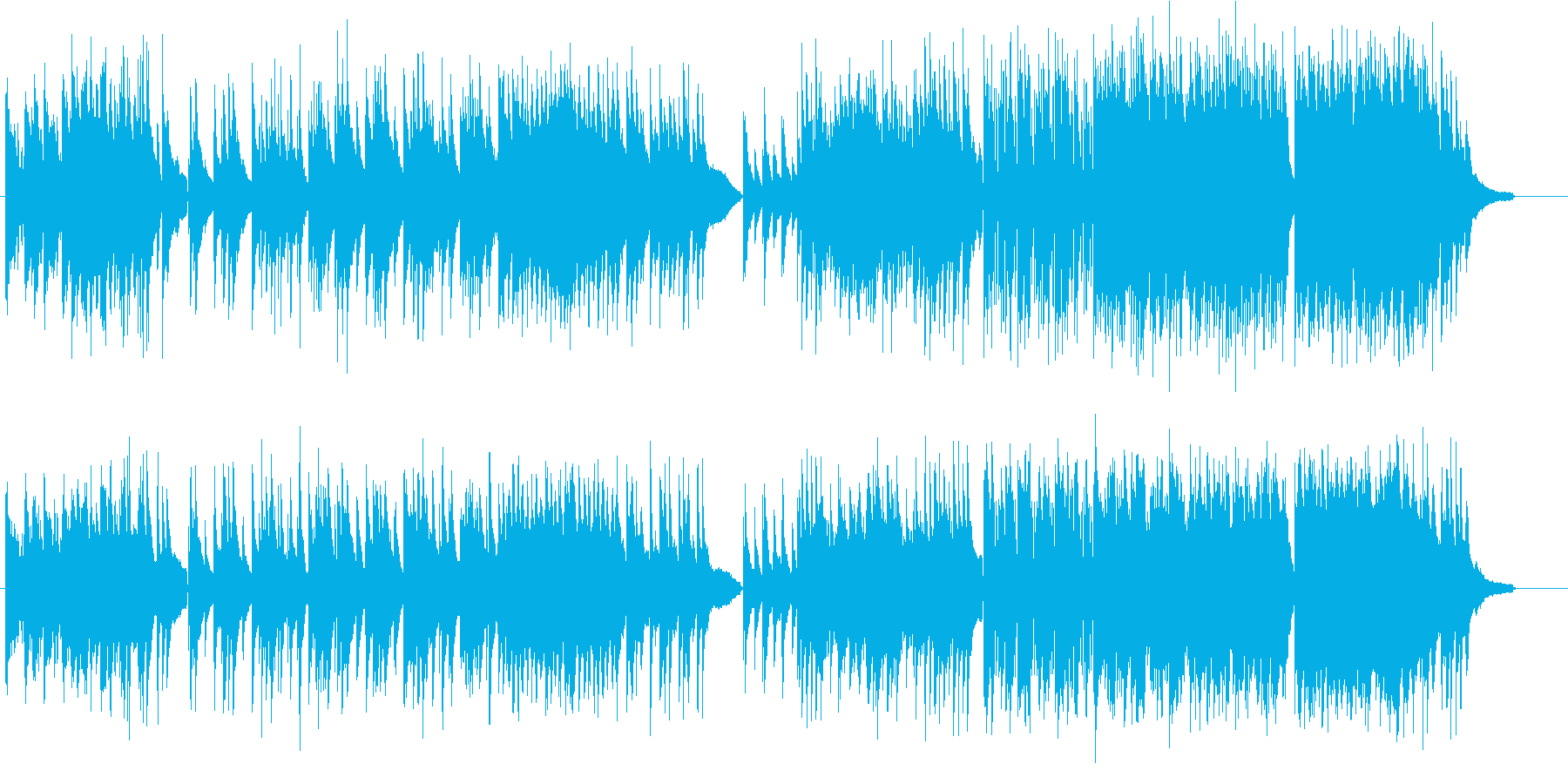 しっとり且つスケール感のあるピアノ曲の再生済みの波形