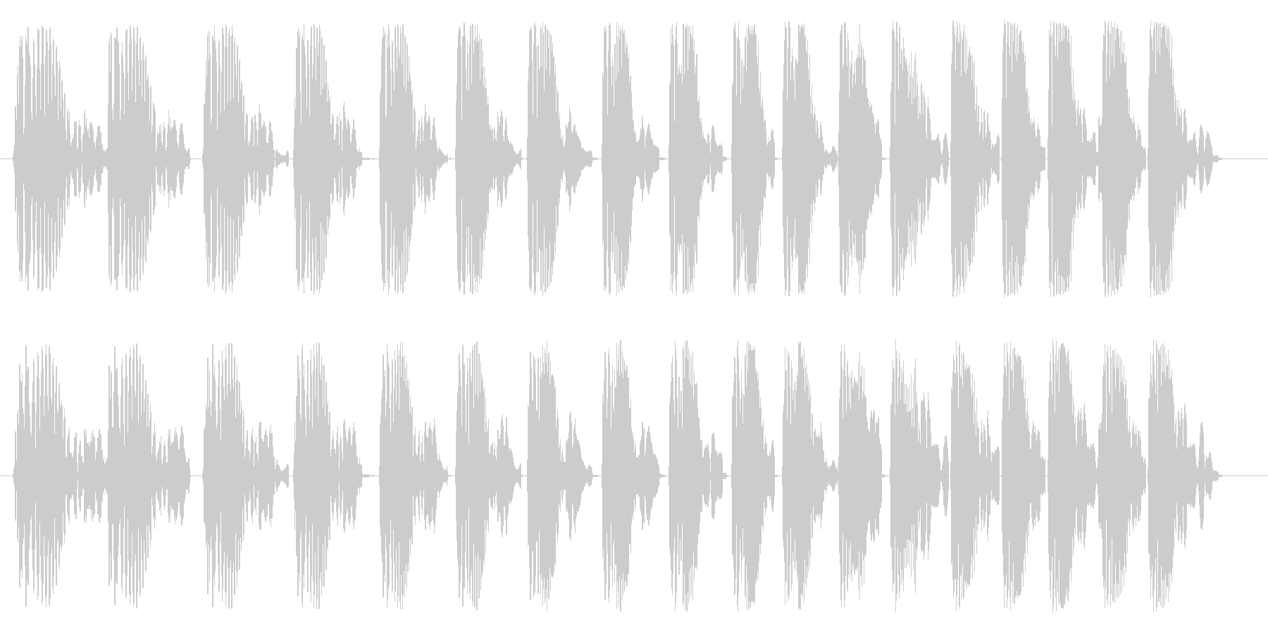 ポワポワポワ(プロペラ)の未再生の波形