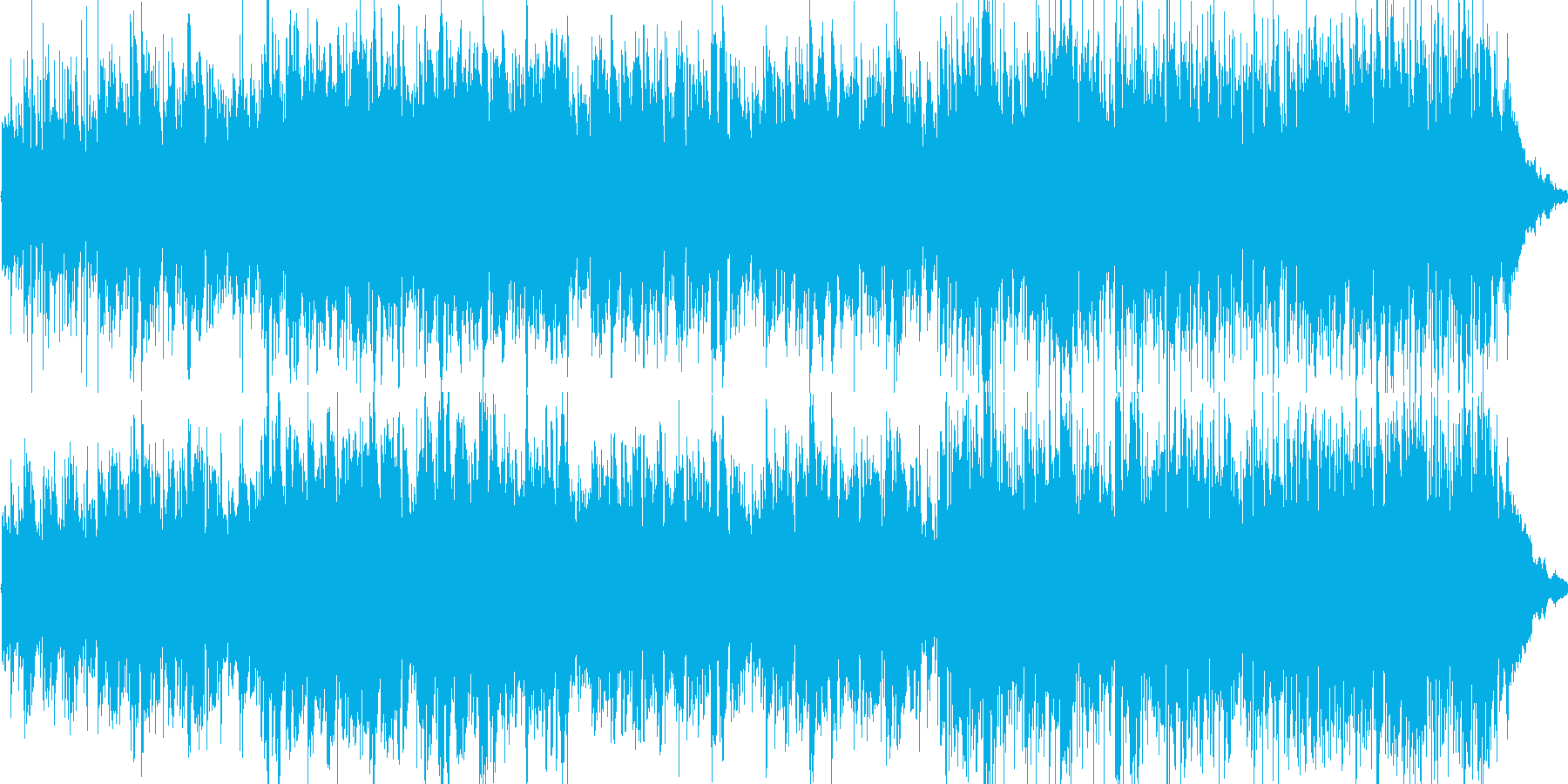 VPに最適なBGMの再生済みの波形