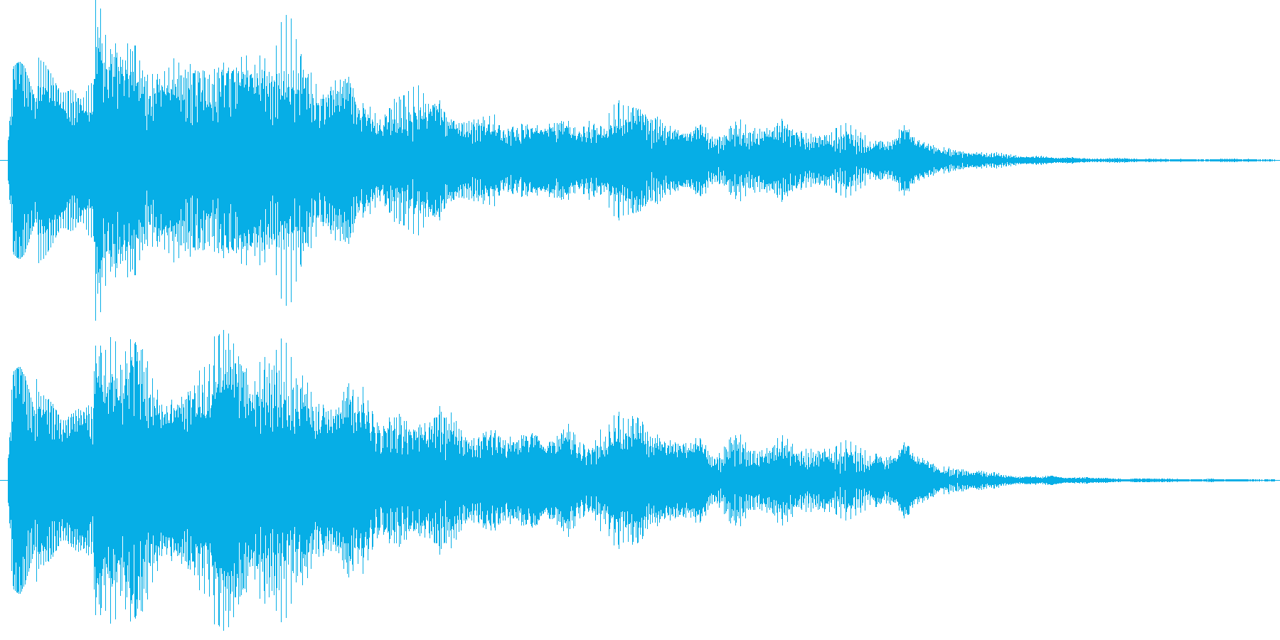 ぴろりーん(通知音) ver.DXの再生済みの波形