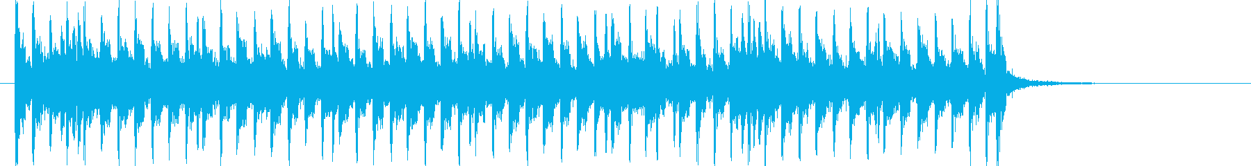 ギターがロックでアップテンポなジングルの再生済みの波形
