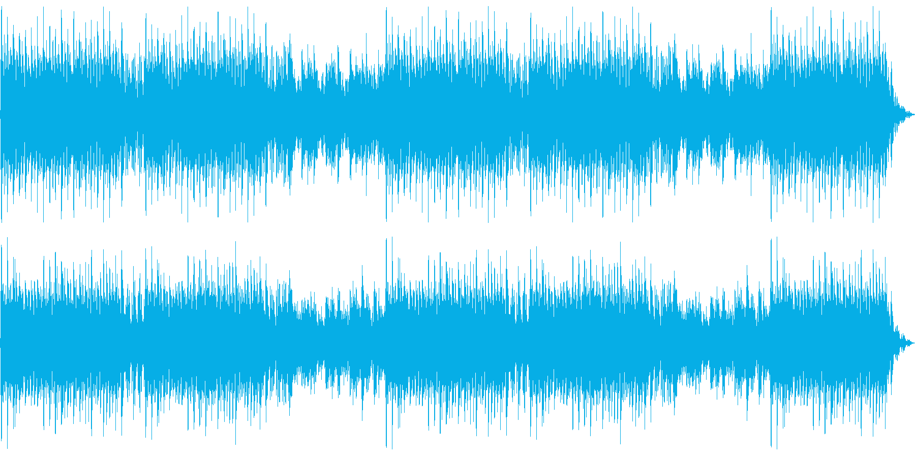 気高さと疾走感を描く合唱曲:編集Aの再生済みの波形